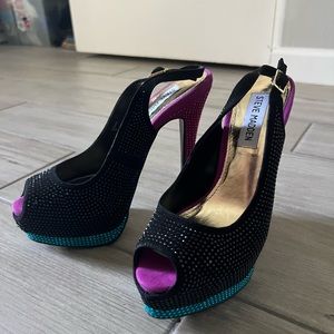 Steve Madden rhinestone pumps